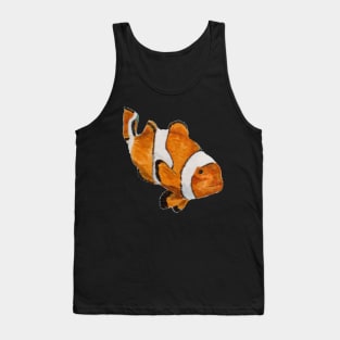 clownfish on blue anemone Tank Top